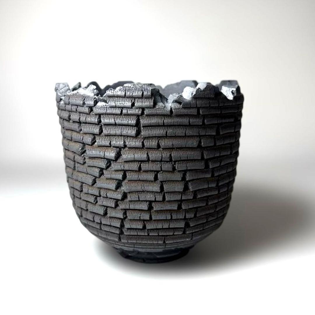 口径10cm植木鉢多肉塊根観葉植物ハンドメイド陶器陶芸 - メルカリ