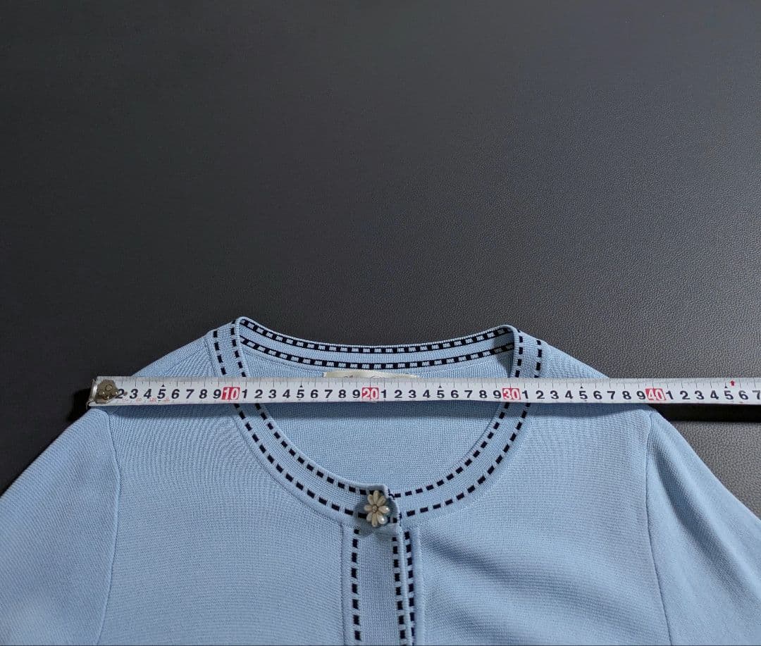 スーパービューティー／25SS 定価2.5万円 ビジューロングカーディガン