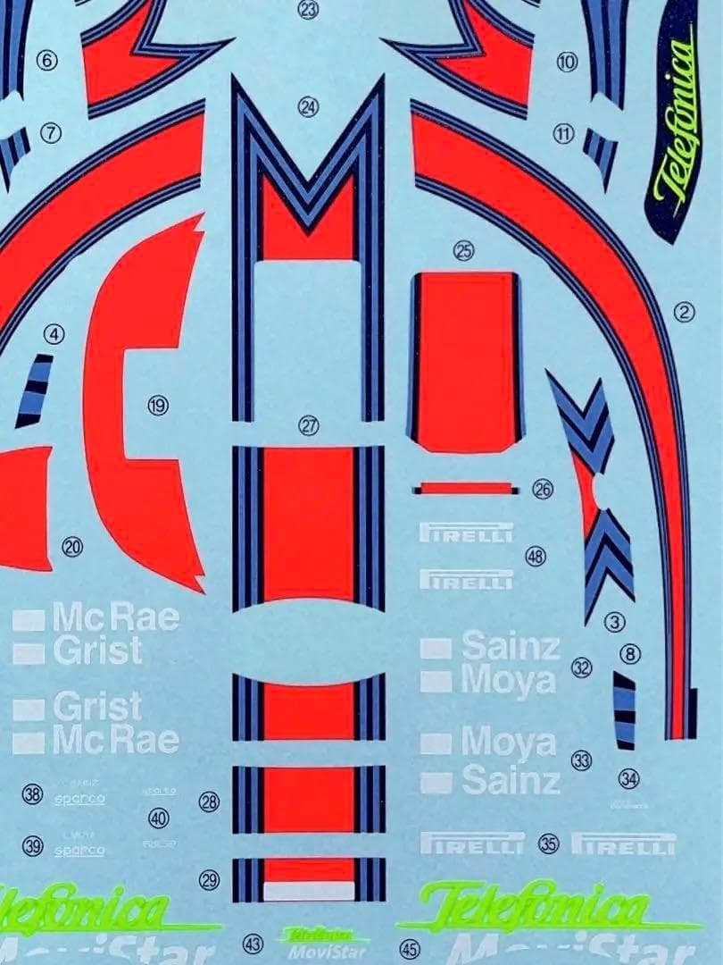 絶版 タミヤ 1/24 フォード・フォーカス RS WRC 01 w/フィギュア