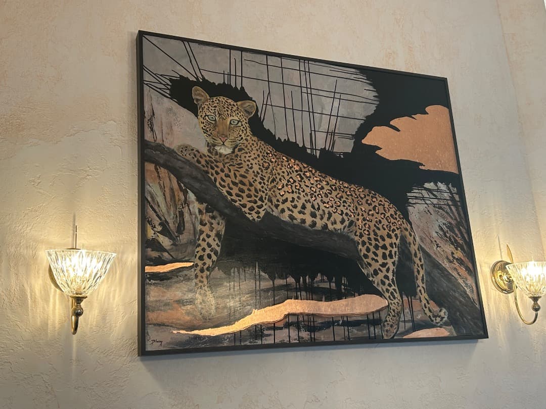 Christine Bleny,クリスティン・ブレニー作大型油絵オリジナル作品 オリジナル絵画 油彩 タイトル Something Happiness_7 | iichi 日々の