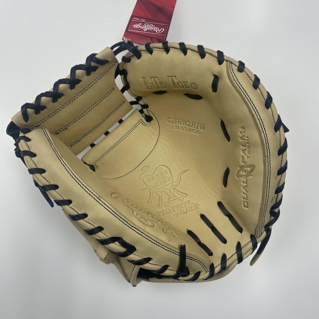 n*o様 新品 ローリングス ジュニア用 キャッチャーミット キャメル 右