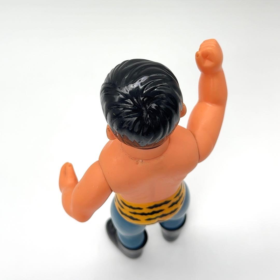 美品 中嶋製作所 タイガーマスク 面取れ スタンダードサイズ ソフビ