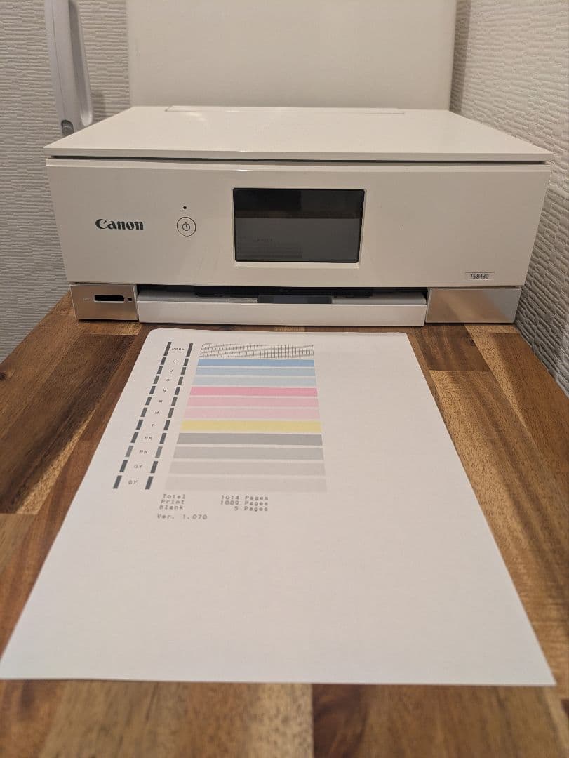 Canon PIXUS TS8430 印刷枚数 1020枚 N8034 - メルカリ