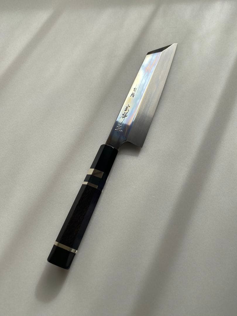 島人様専用】玄海正国 ケンムキ 6寸 水本焼 青紙2号 水牛角黒檀八角柄