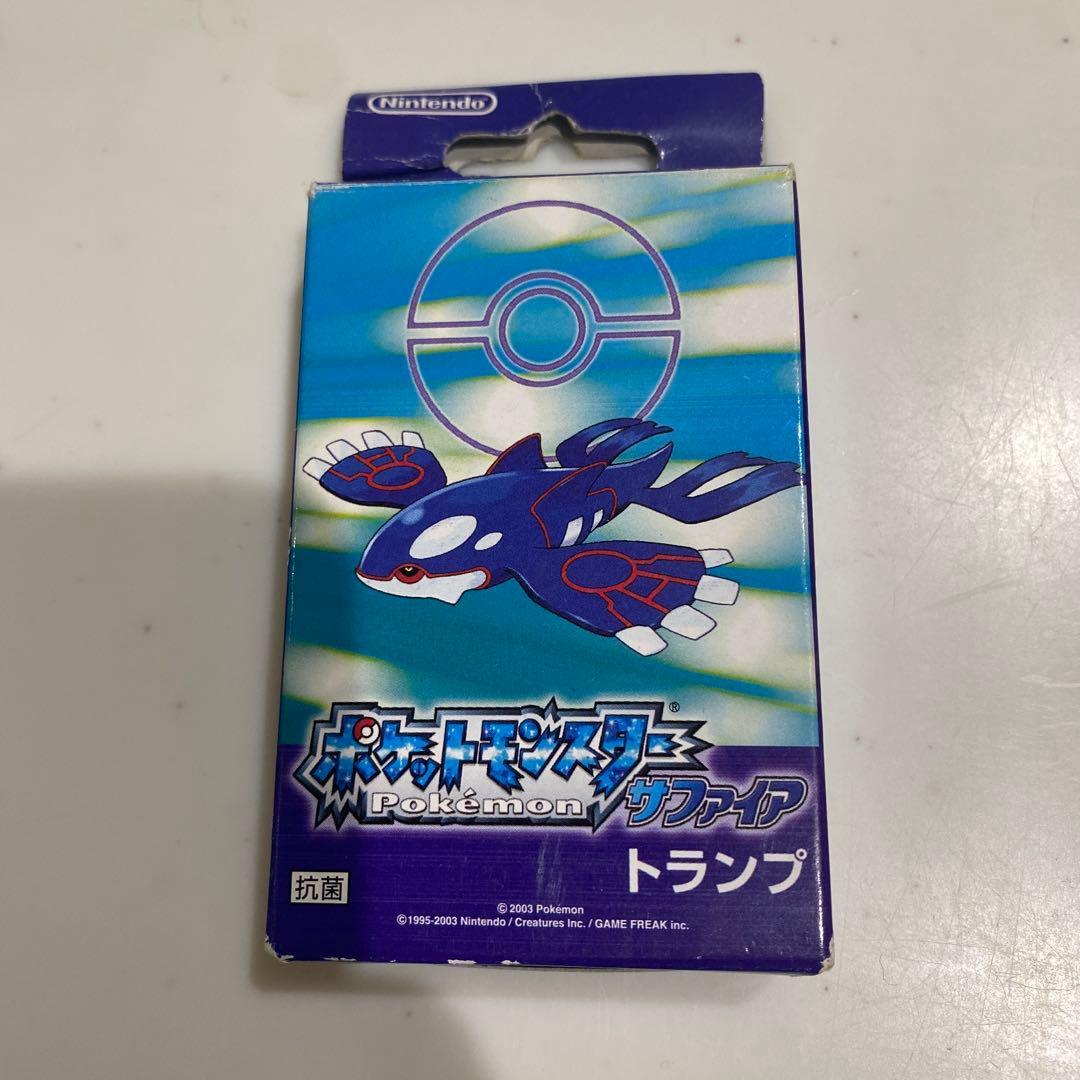 ポケモン トランプ サファイア カイオーガ　レトロ E3 2014］3DS「ポケットモンスター オメガルビー・アルファサファイア