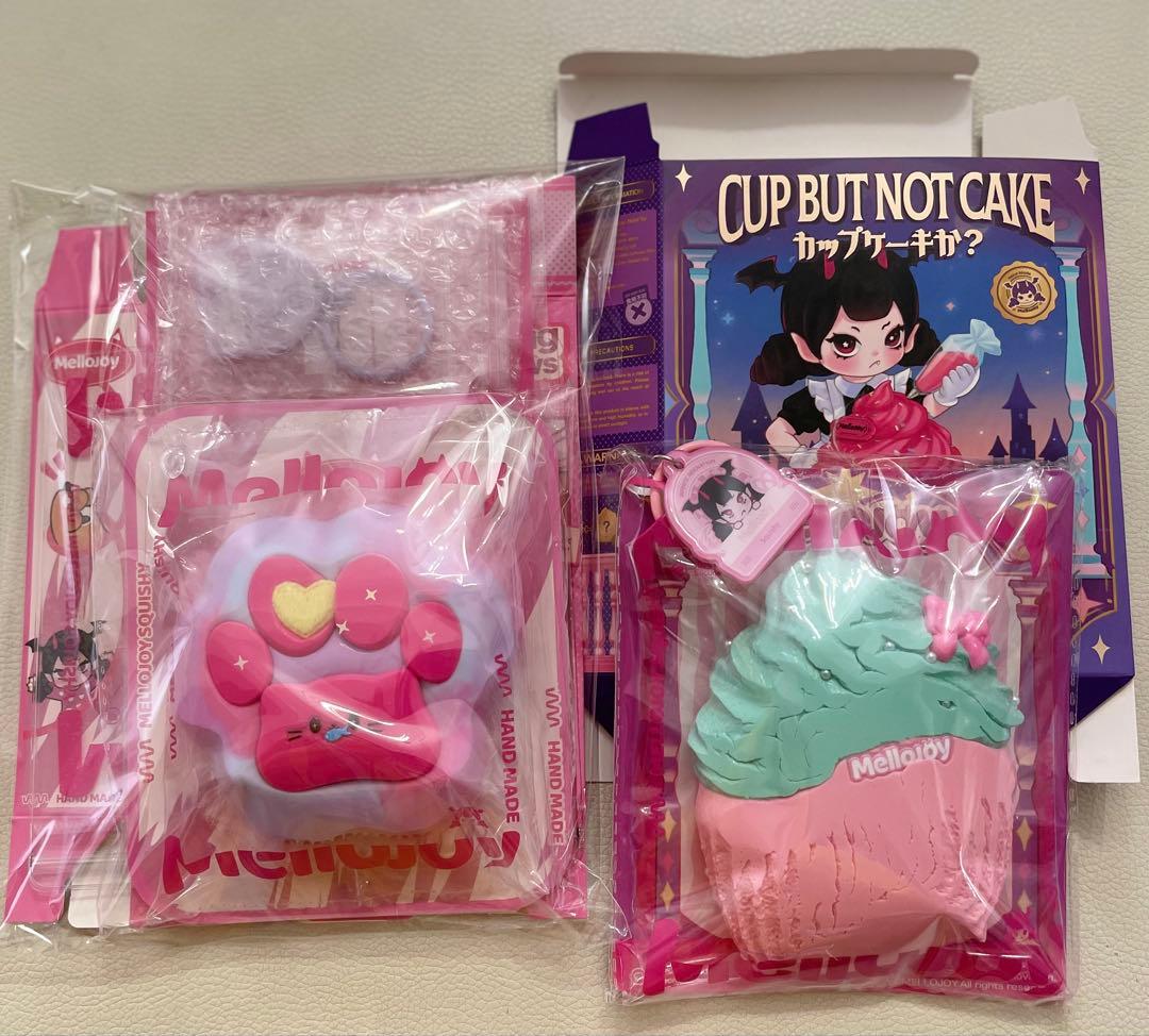 Mellojoy 猫爪 カップケーキ 可愛いセット Mellojoy メロジョイ スクイーズ 癒しの猫爪 キャラメル爪の通販 by