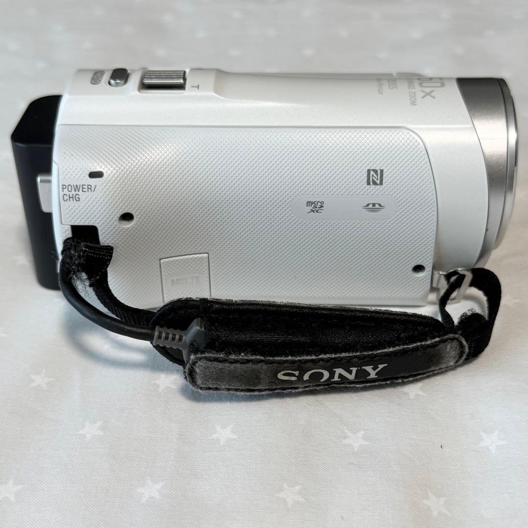 SONY HDR-CX480 HDビデオカメラ ハンディカム ホワイト - メルカリ