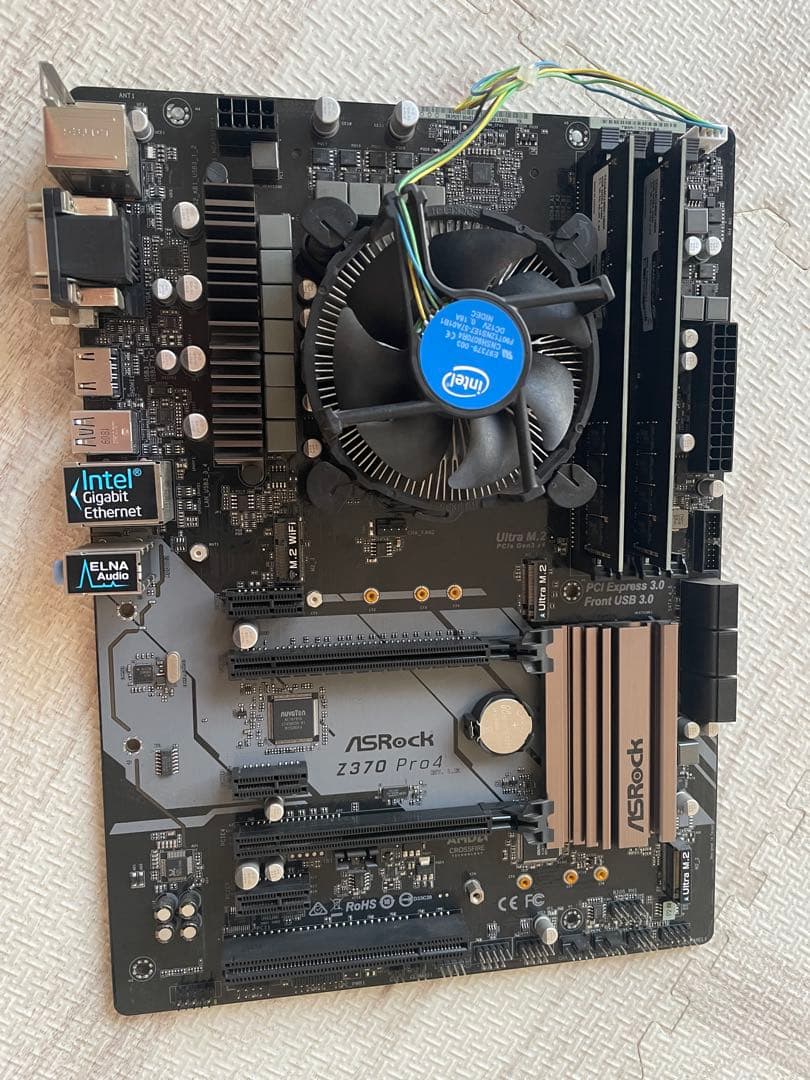 I3+8100 とASRock Z370 Pro4 ram8g ASRock > Z370 Pro4