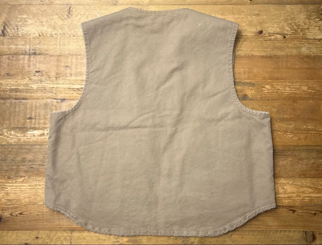 90s Carhartt カーハート USA製 ダック地 裏ボア ベスト