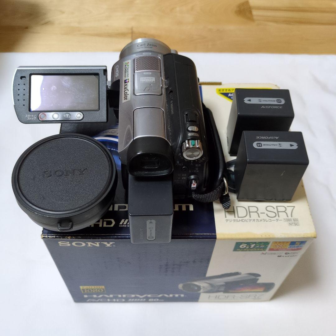 SONY ハンディカムHDR-SR7+コンバージョンレンズVLCHG0737C ビデオカメラ