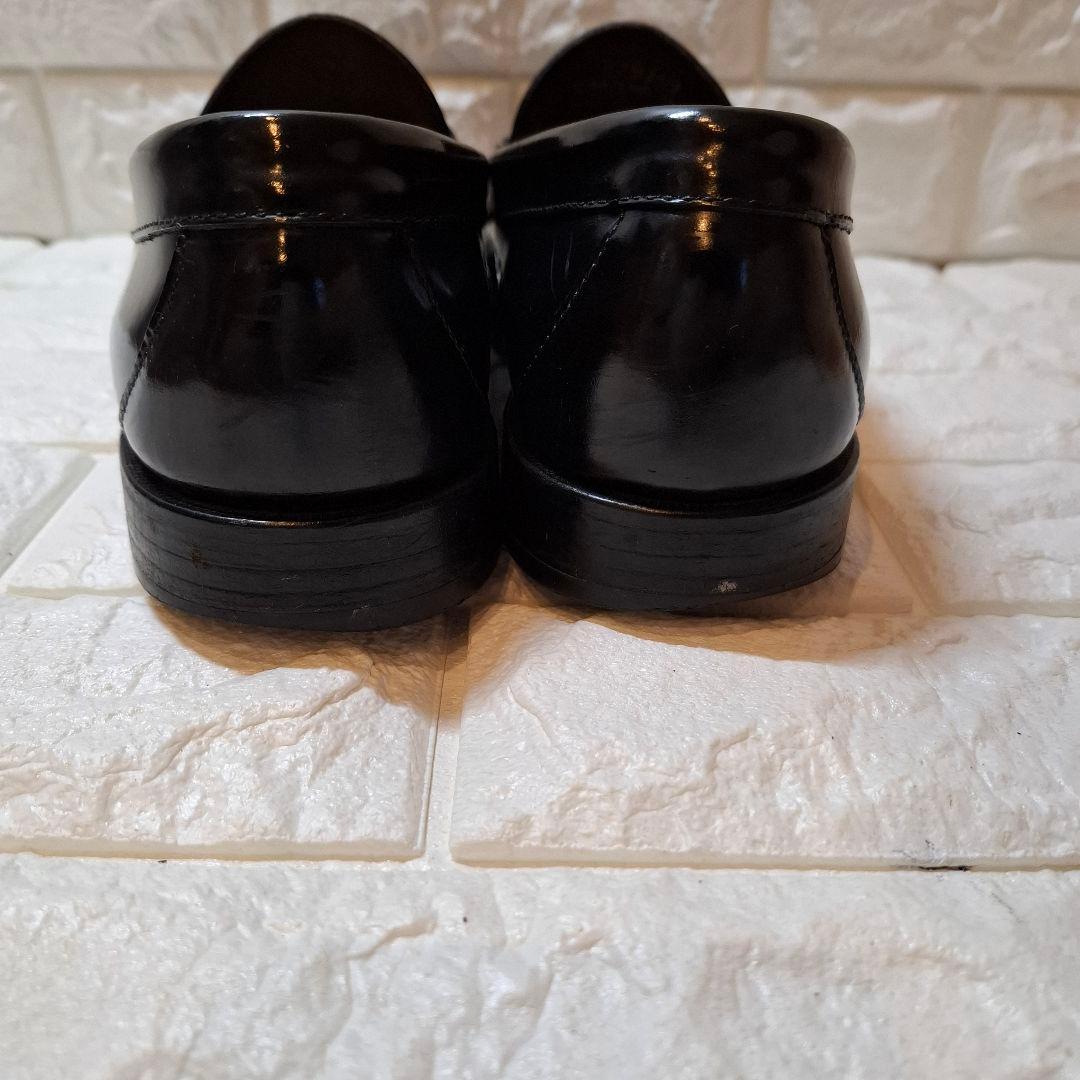 【美品】G.H.BASS weejuns 黒 レザー 　ローファー