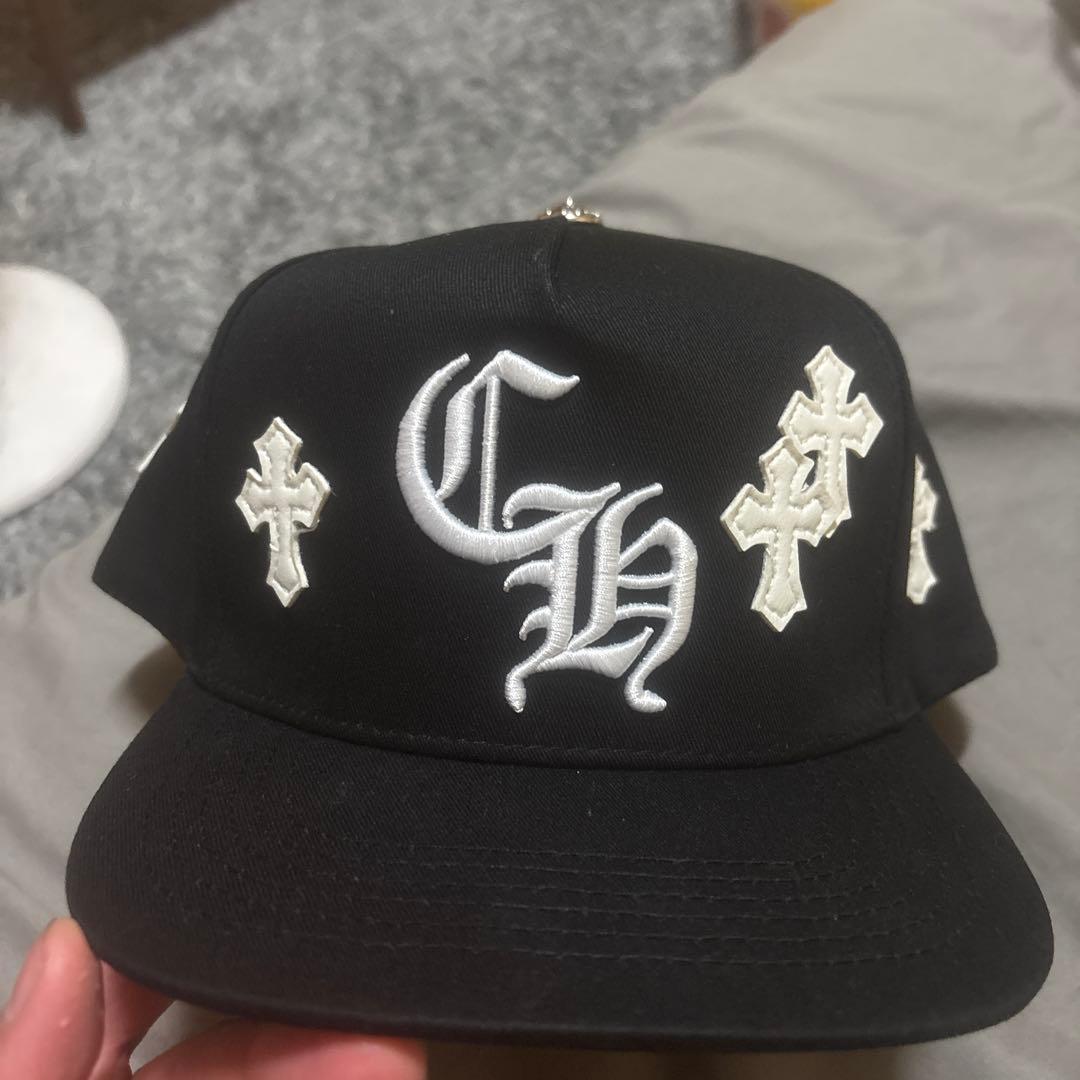 Chrome Hearts クロス刺繍キャップ - メルカリ