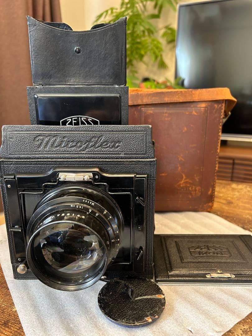 【激珍品レンズ】 テッサー 16.5cm f2.7 &ミロフレックス蛇腹カメラ