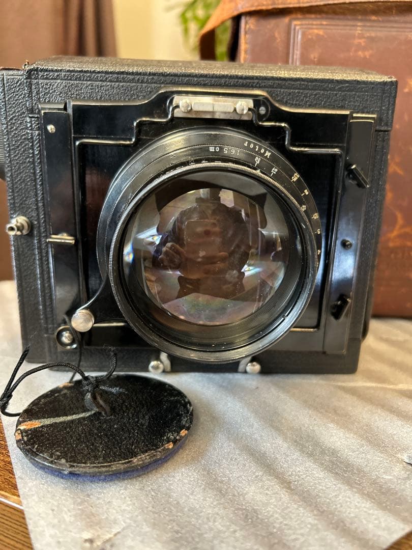 【激珍品レンズ】 テッサー 16.5cm f2.7 &ミロフレックス蛇腹カメラ