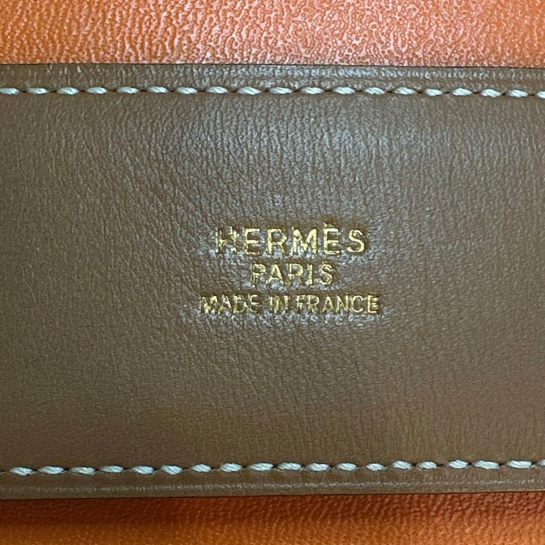 HERMES エルメス ベルト 《コリエ・ド・シアン》 ブラック ゴールド◯V刻