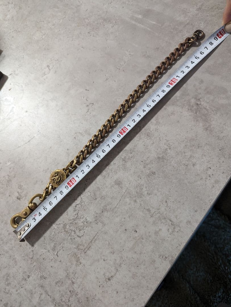 ☆CALEE☆キャリー ウォレットチェーン ブラス 真鍮 コンチョ 廃盤品