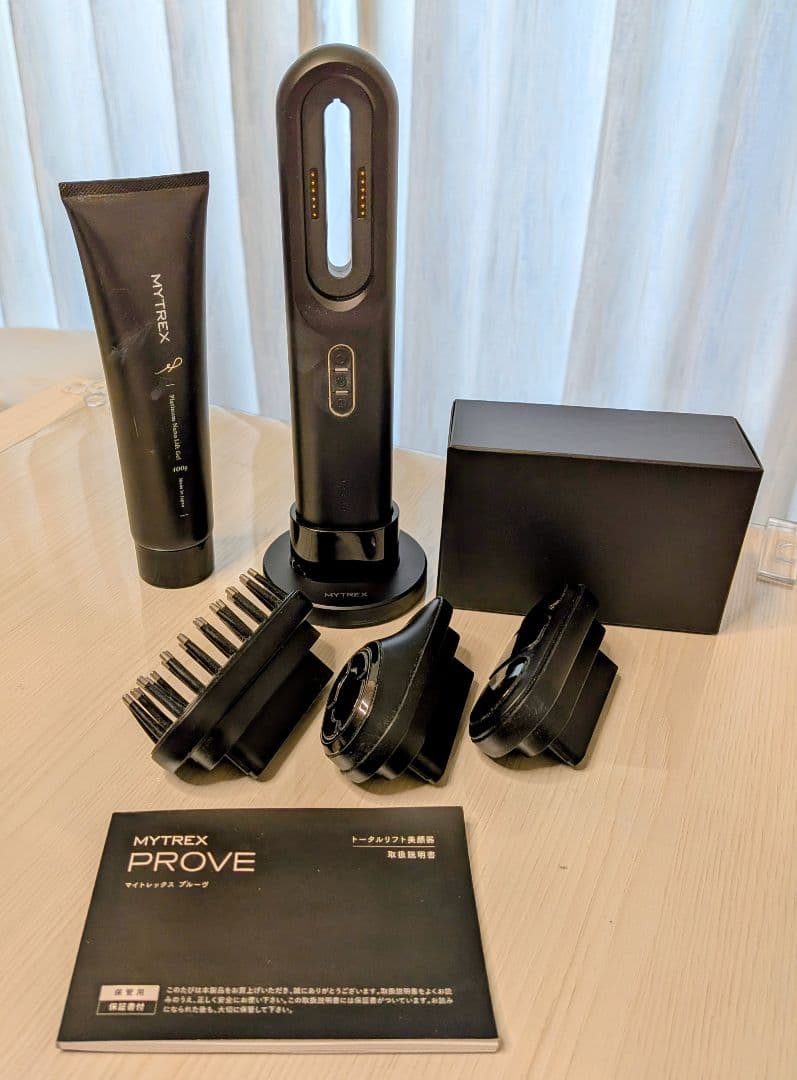 MYTREX PROVE 美顔器 ブラック ジェル付き - メルカリ
