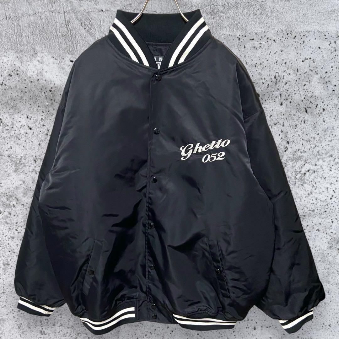 極美品・入手困難】W.C.C. スタジャン 黒2XL相当 両面刺繍 AK-69