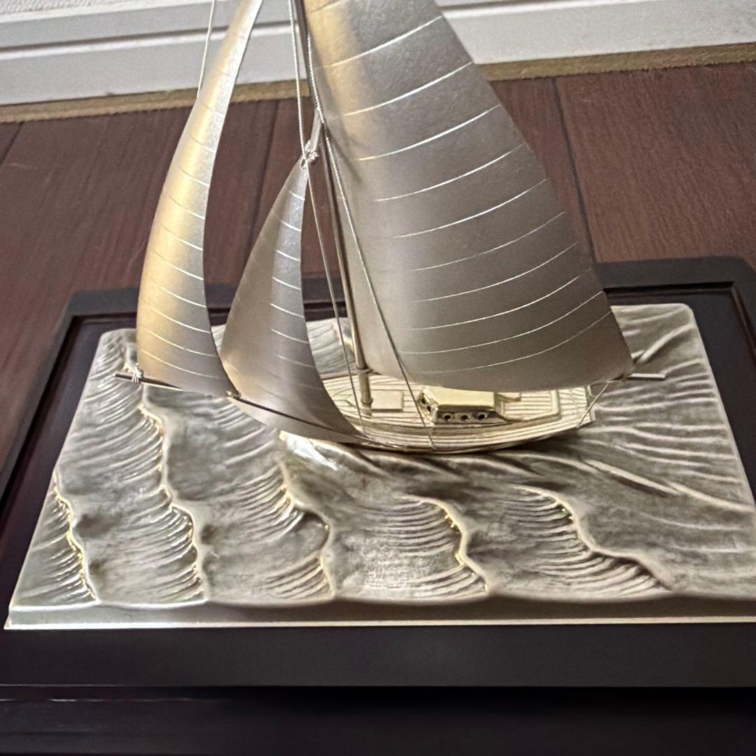 武比古TAKEHIKOヨットシリーズ精巧で瀟洒SILVER985銀細工略歴書付