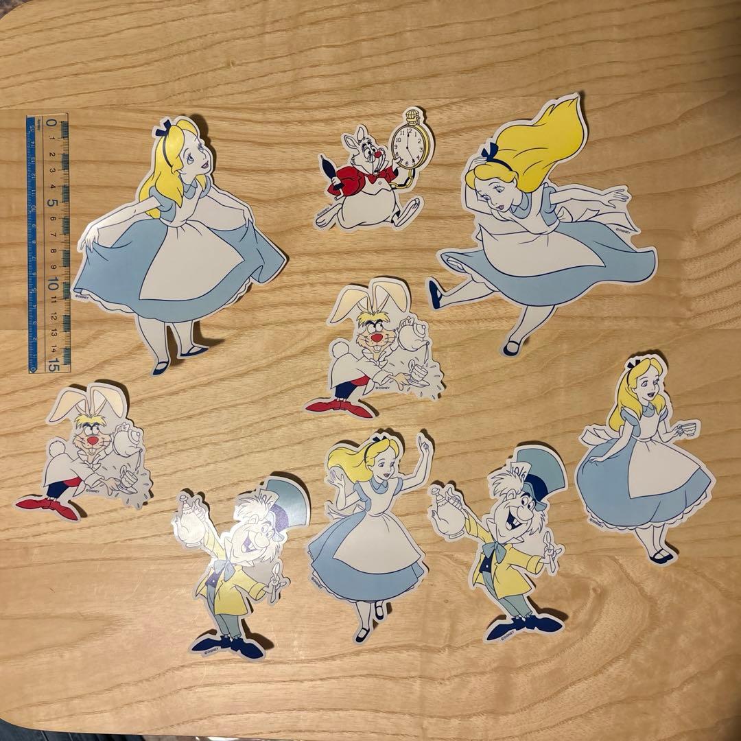 3日間セール ディズニー 不思議の国のアリス ステッカー - メルカリ