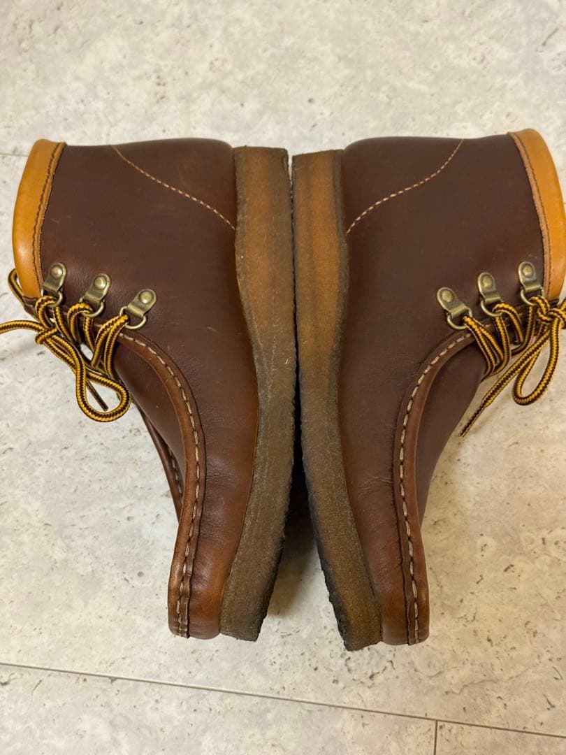 美品 クラークス ワラビー ロック ROCK EBONY LEATHER 2 7