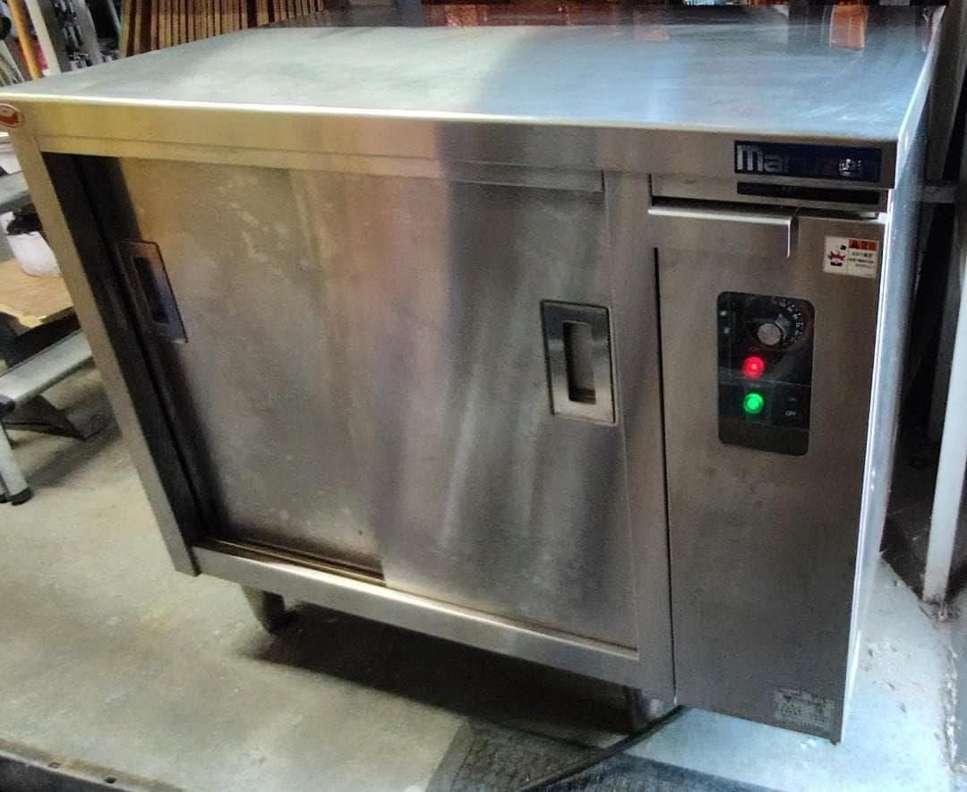 マルゼン 電気ディッシュウォーマーテーブル MEWD-096 2019年製 MEWD-096 電気ディッシュウォーマーテーブル マルゼン 片面式｜業務用