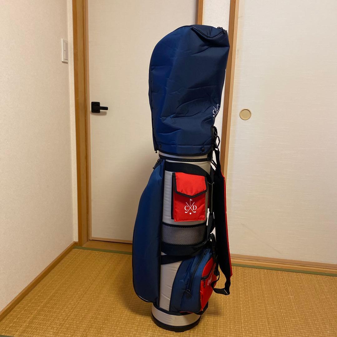 CXD キャディバッグ 青赤 コンビネーション CXD キャディバッグ 青赤 コンビネーション CXD キャディバッグ 青赤