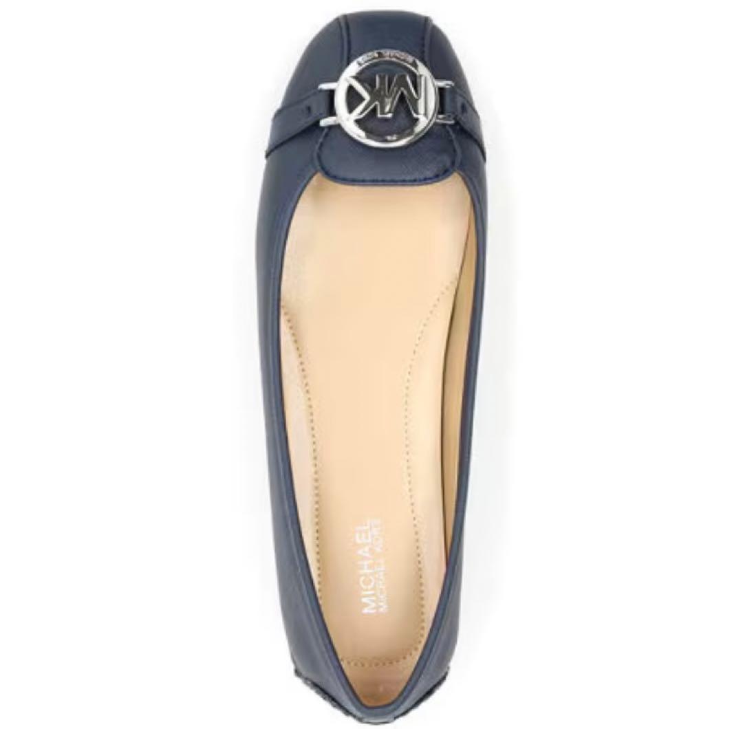 ☆新品☆マイケル・コースFULTON モカシン ネイビー 24㎝フラット