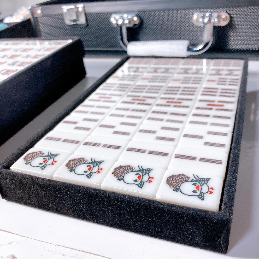 未開封】第一弾 日清食品 日清牌 カップヌードルクエスト 麻雀牌フル