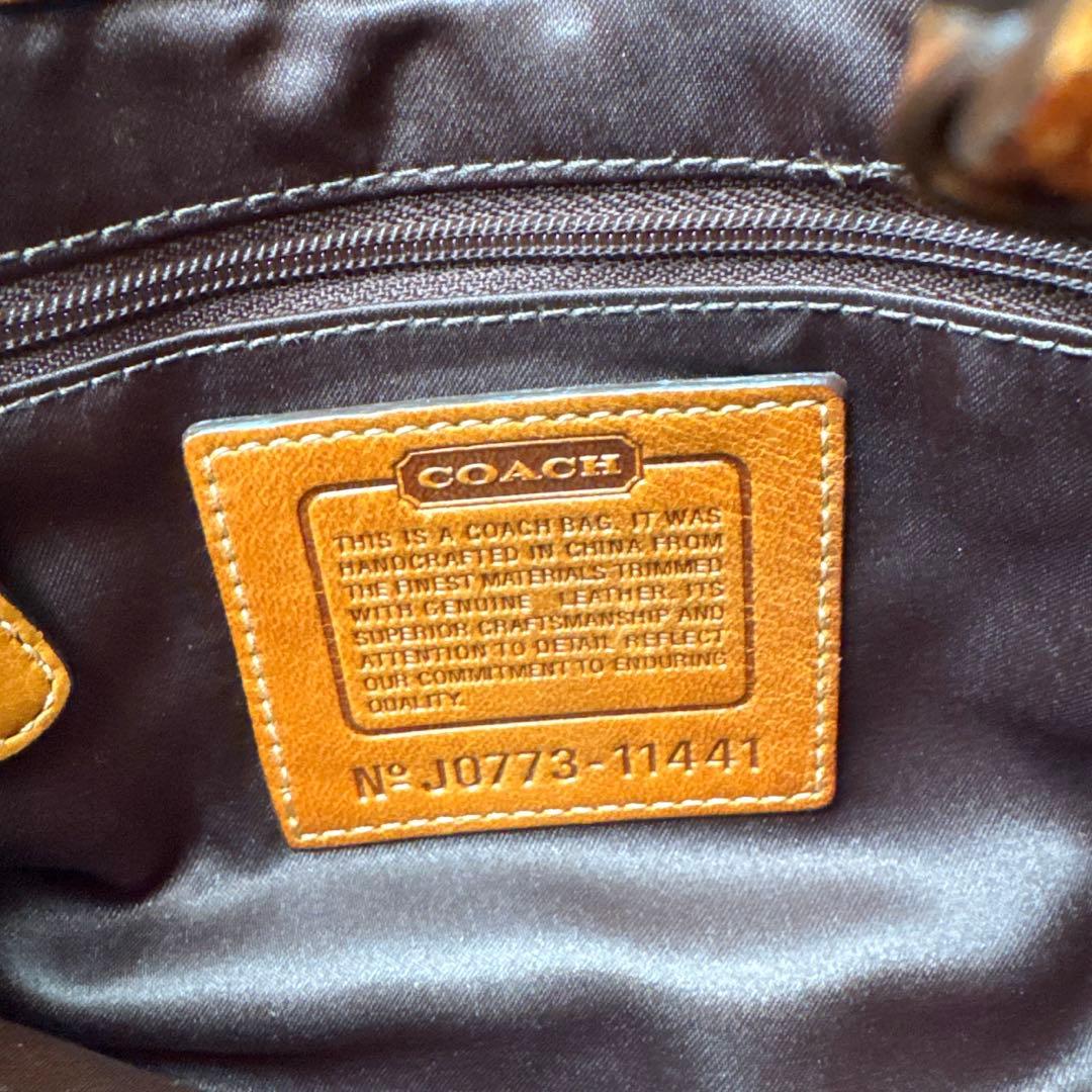 COACH オールドコーチ ワンショルダーバッグ ソーホー ブラウン 11441