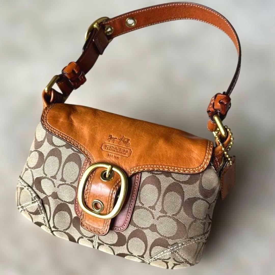 COACH オールドコーチ ワンショルダーバッグ ソーホー ブラウン 11441