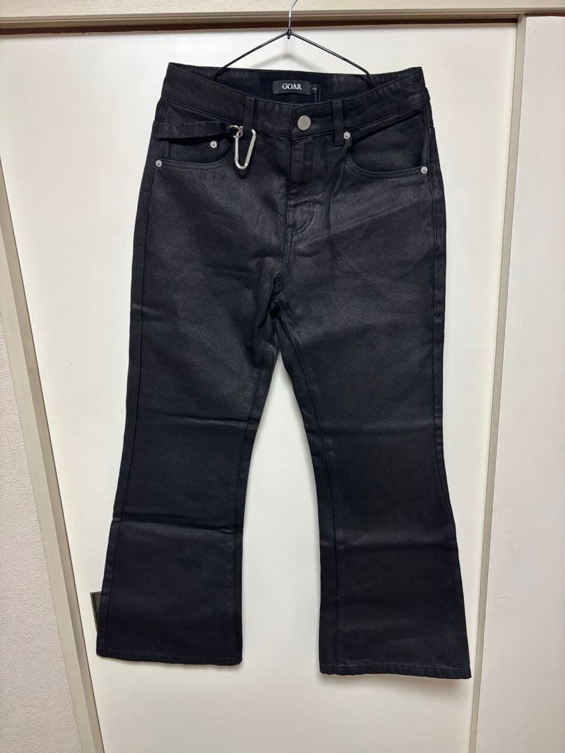 goar.archive strapped flare oil pants S - メルカリ