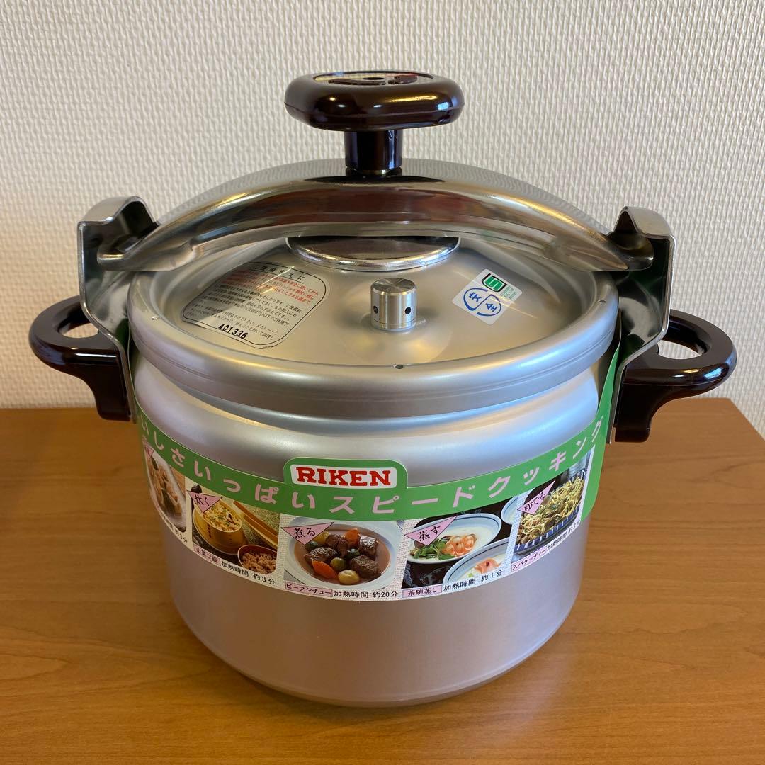 RIKEN 理研圧力鍋 RK-60 6.0リッター(1升炊) 未使用 - メルカリ