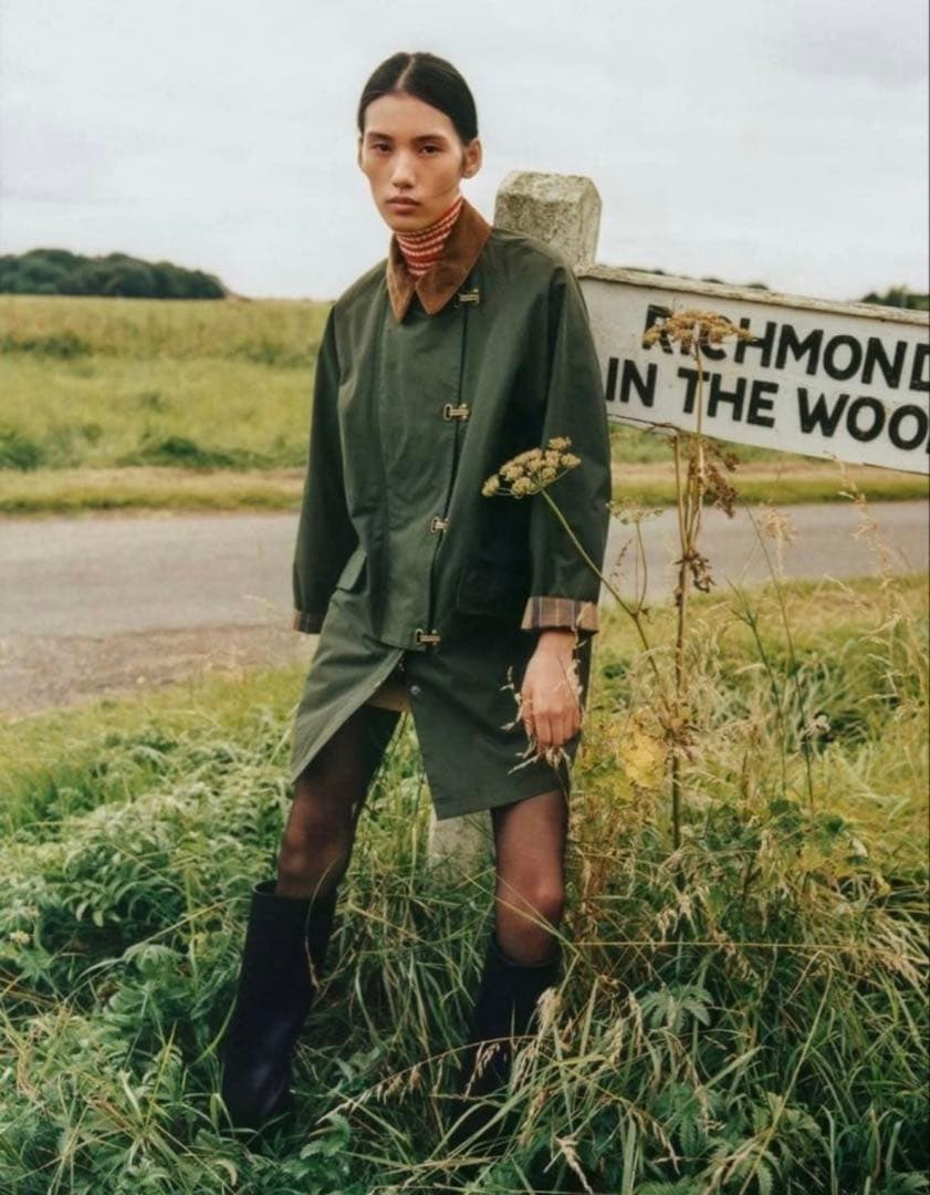 ウズラ　barbour alexa ジャケット Alexa Chung Barbour Jacket Styled for Fall - Jeans and a Teacup