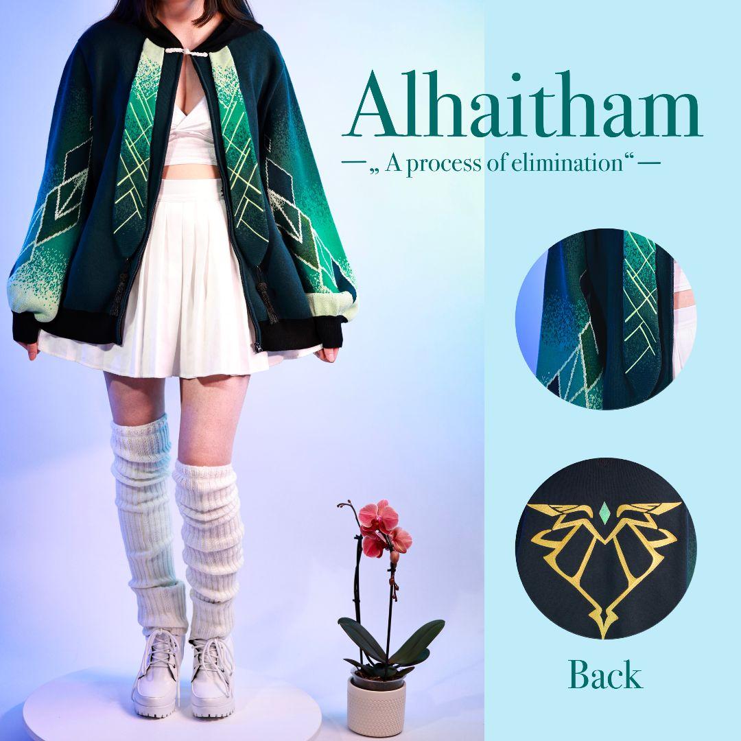 VENTIS VISION 原神 ニット ジップ パーカー アルハイゼン 非公式