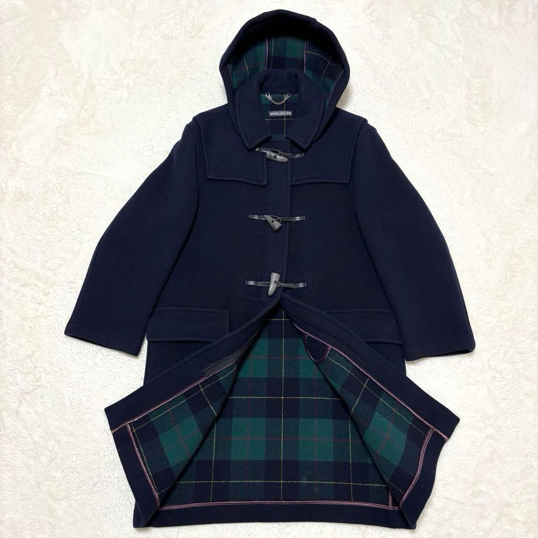 Brooks Brothers ダッフルコート 英国製 M ネイビー 中古・古着通販】BROOKS BROTHERS (ブルックスブラザーズ) ダッフル