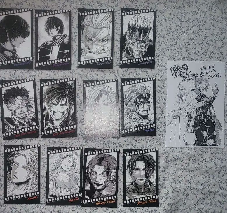 終末のワルキューレ 26巻 特典 フィルム風コレクタブルカード 応援店