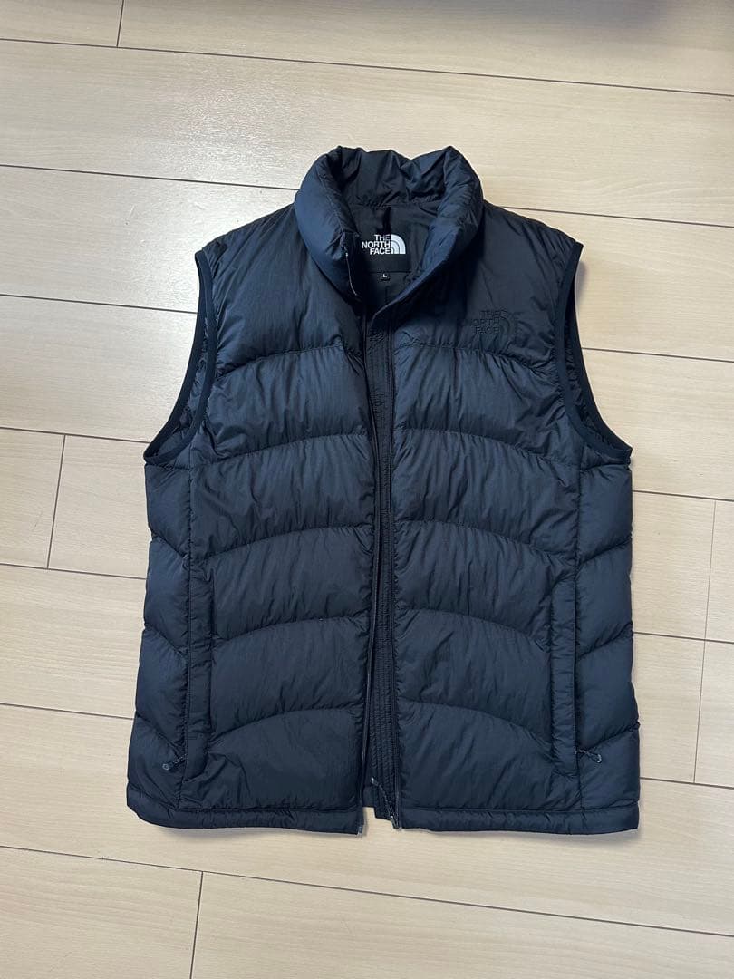 1回着用のみ　ノースフェイスTHE NORTH FACE ダウンベスト L 黒 THE NORTH FACE/ザ ノースフェイス】ザ・ノース・フェイス NUPTSE VEST