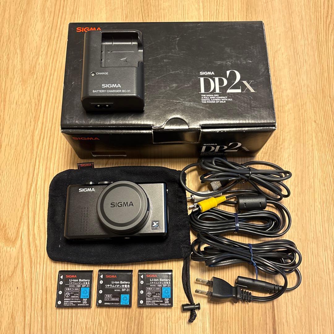 SIGMA DP2x バッテリー3個付き元箱有り