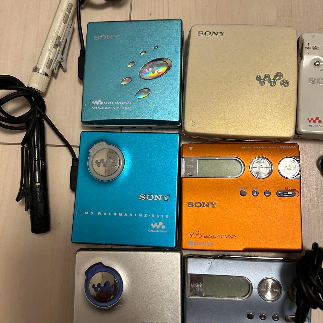 SONY MD WALKMAN等 MDプレイヤー まとめ売り - メルカリ