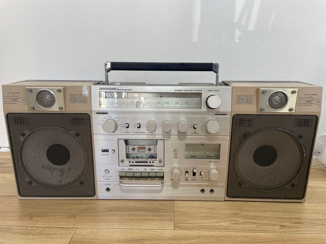 ジャンク】Marantz マランツ CRS-7000ラジカセ 音出ず 動作