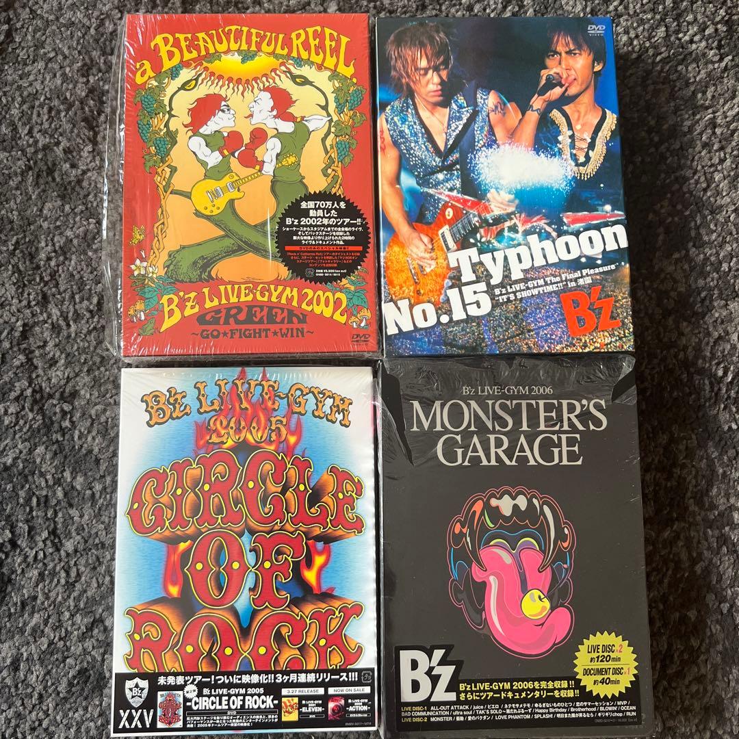 B'z/B'z LIVE-GYM DVD【4枚セット】 - メルカリ