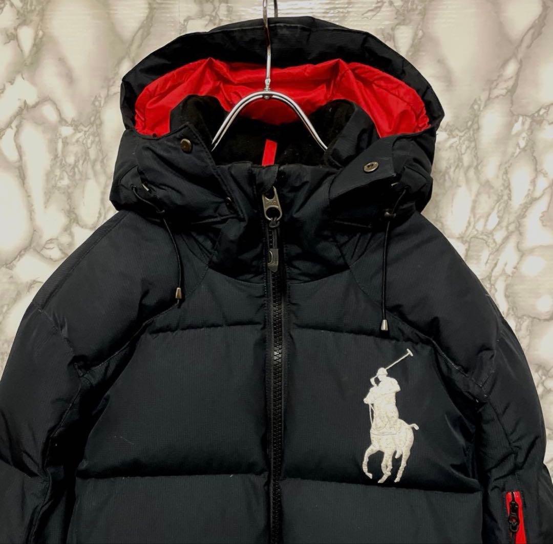 美品 POLO Ralph Lauren ダウンジャケット ビックポニー 刺繍 - メルカリ