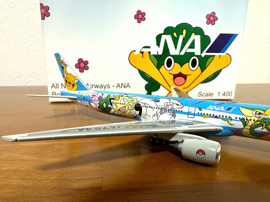 ANA　全日空商事　BOEING 777-300　ピースジェット　ポケモン　新品 ANA / 全日空商事｜B777-300｜JA754A｜NH20049｜ポケモン - メルカリ
