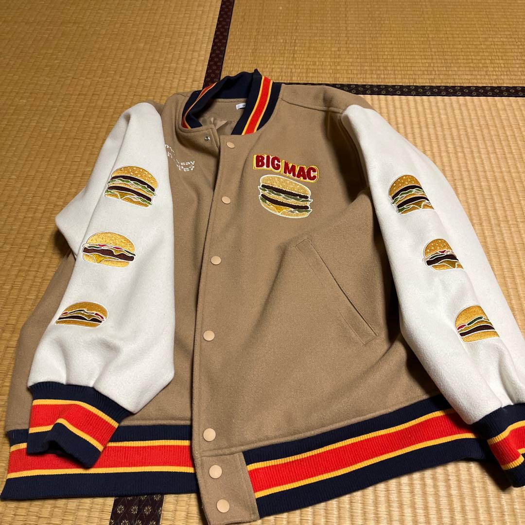 ニ*コ様 美品 グラニフ マクドナルド ビッグマック スカジャン スタジャン X ニ*コ様 美品 グラニフ マクドナルド ビッグマック スカジャン