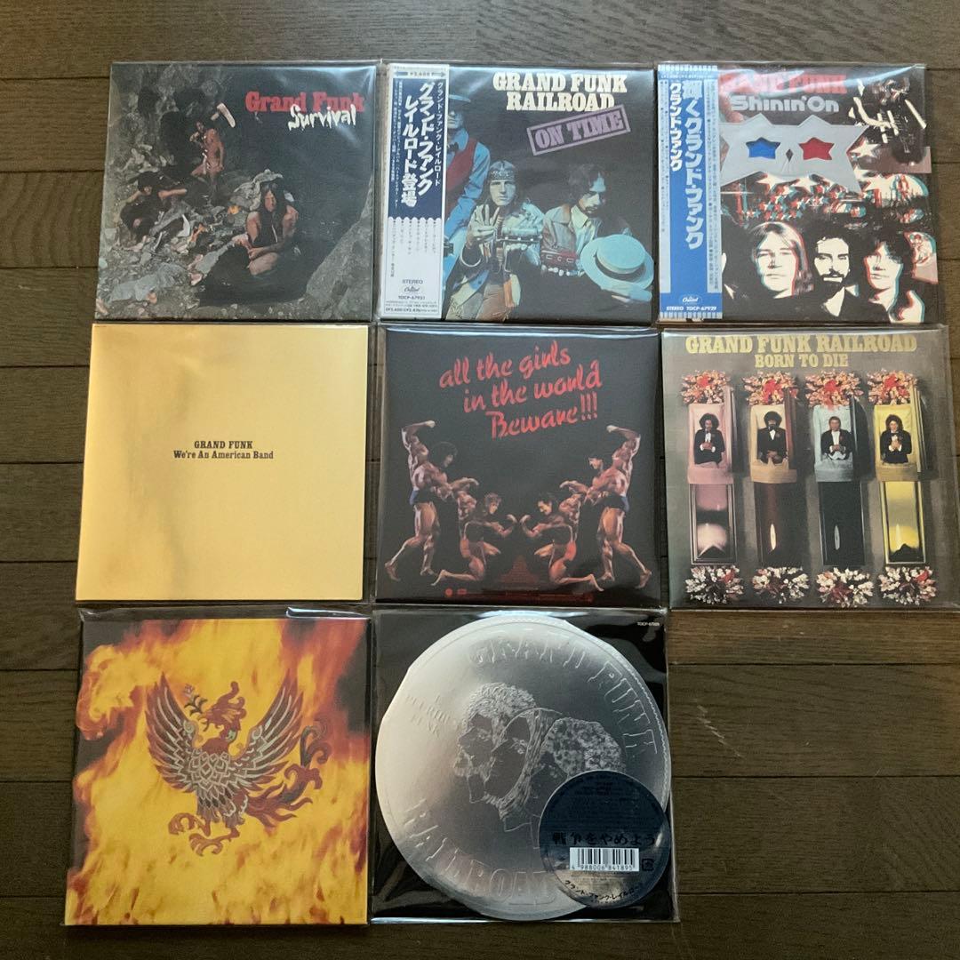 グランドファンクレイルロード　紙ジャケ　8枚 Amazon.co.jp: グランド・ファンク(紙ジャケット仕様): Music