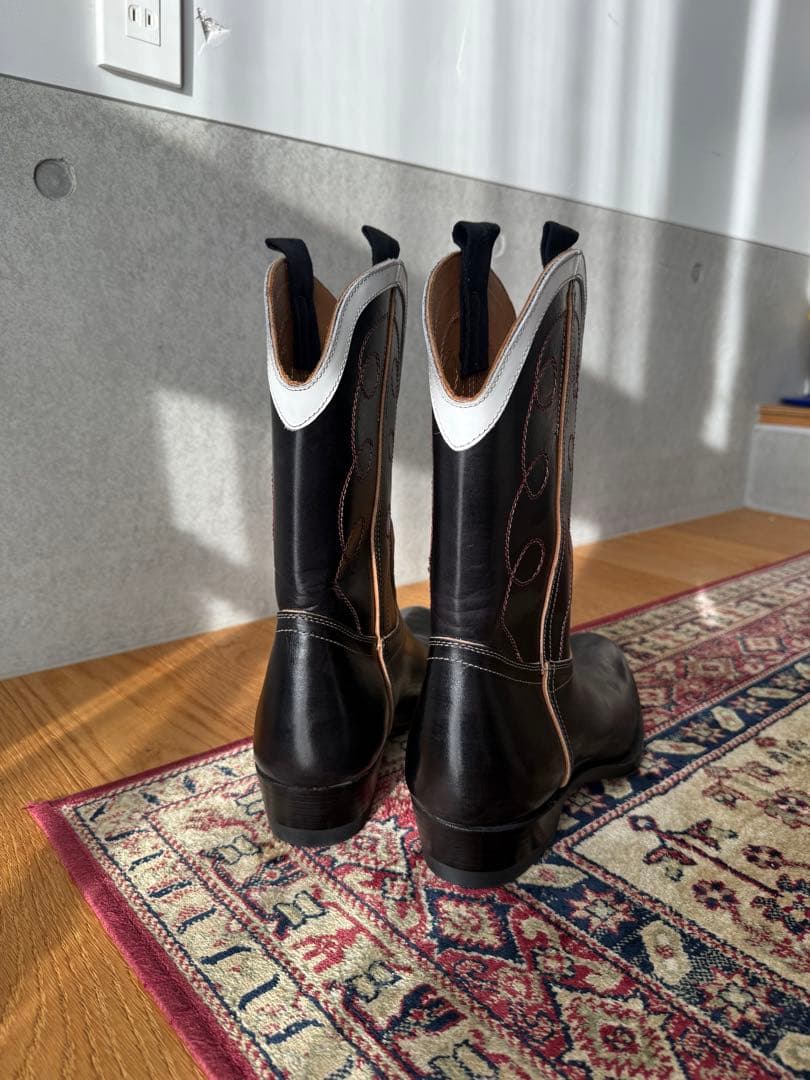 新品 カスタム Cowboy boots CLINCH同楦 茶芯 ホースハイド - メルカリ