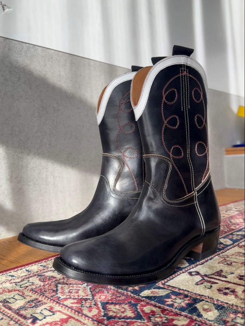 新品 カスタム Cowboy boots CLINCH同楦 茶芯 ホースハイド - メルカリ