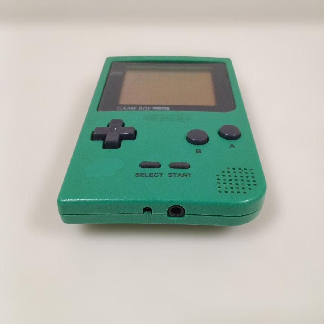 任天堂/Nintendo ゲームボーイポケット グリーン 動作確認済み 箱付き