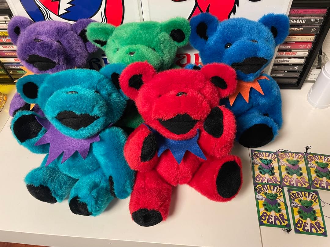 グレイトフルデッドベア 12インチ プラッシュ Grateful dead 5体 Amazon.co.jp: グレイトフルデッドベア GRATEFULL DEAD BeAN BEARの12